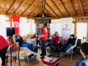 Kızılay'dan Genç Değirmen'e Teşekkür