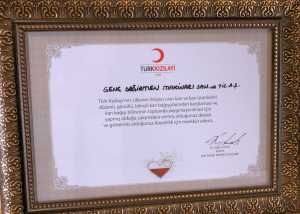 Kızılay'dan Genç Değirmen'e Teşekkür